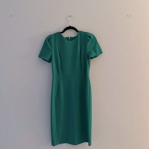 Calvin Klein Puff Sleeve Sheath Dress - Size 6